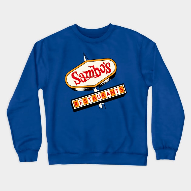 Sambo's Restaurants Crewneck Sweatshirt by EliseOB